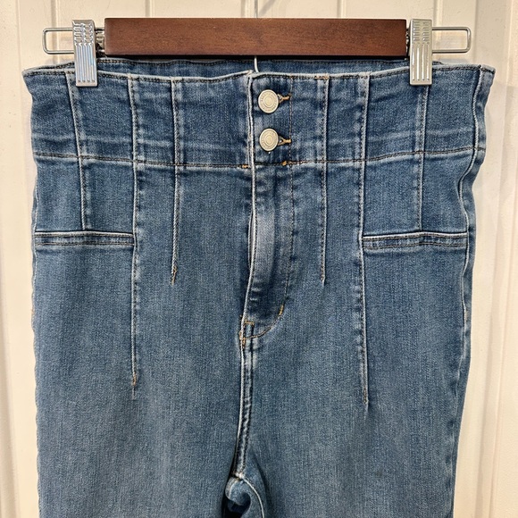 Free People We The Free Jayde High Rise Flare Leg Denim Jeans Size 29 - Picture 5 of 10